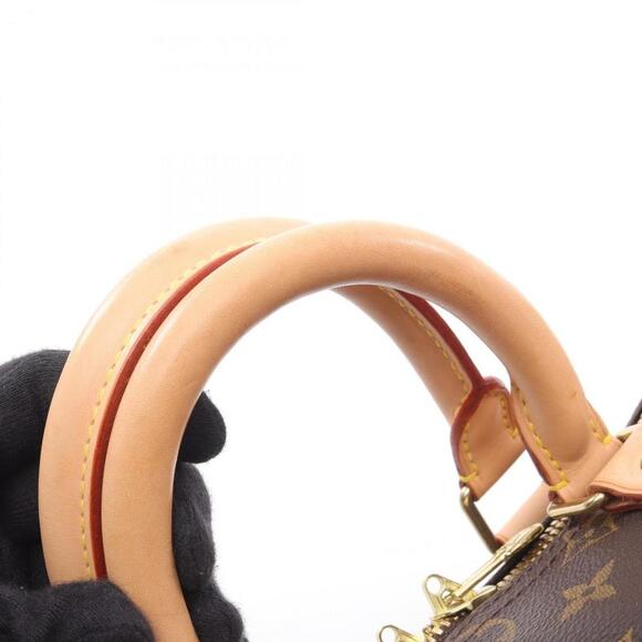 LOUIS VUITTON Brown Monogram Leather Boston Bag - Picture 7 of 10